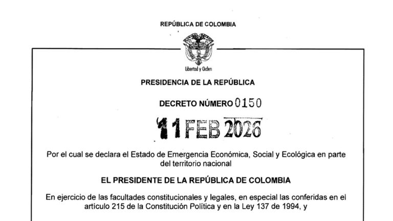 Avance/ Gobierno declara estado de emergencia económica en siete departamentos